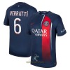 Officiële Voetbalshirt Paris Saint-Germain Verratti 6 Thuis 2023-24 - Heren